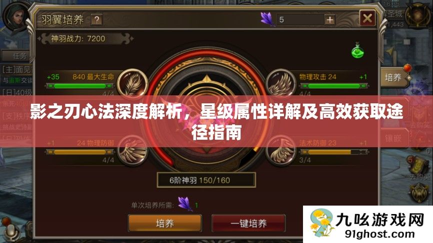 影之刃心法深度解析