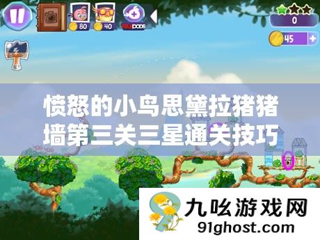 愤怒的小鸟思黛拉猪猪墙第三关三星通关技巧与攻略全面揭秘