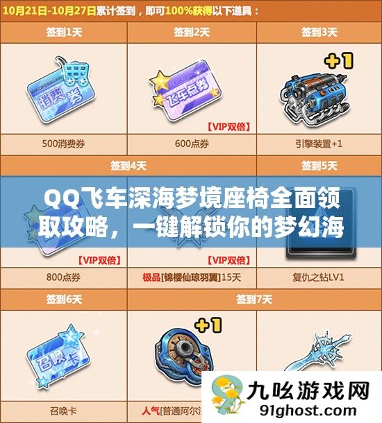 QQ飞车深海梦境座椅全面领取攻略