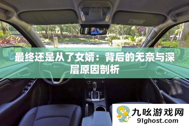 最终还是从了女婿