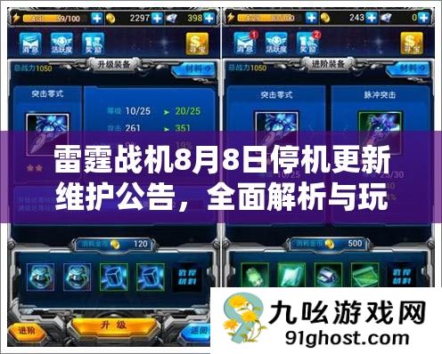 雷霆战机8月8日停机更新维护公告