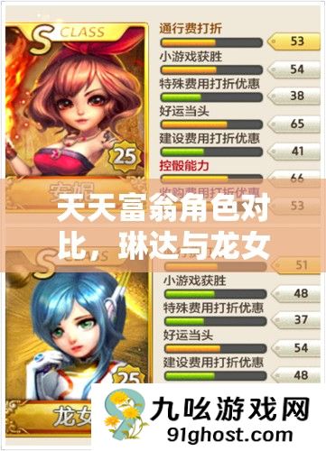 天天富翁角色对比