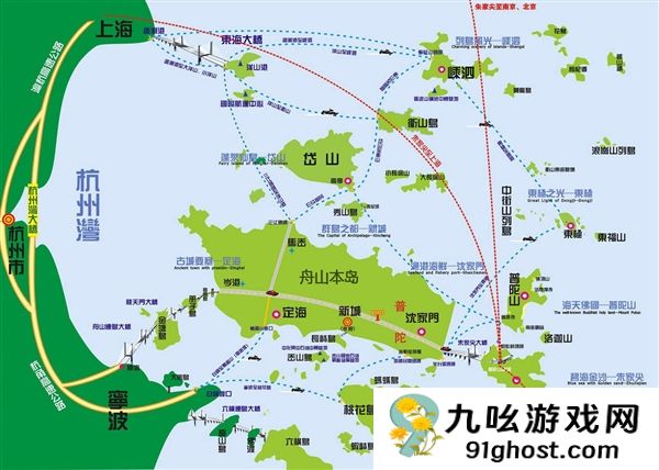 卫星俯瞰舟山群岛：不只是群岛