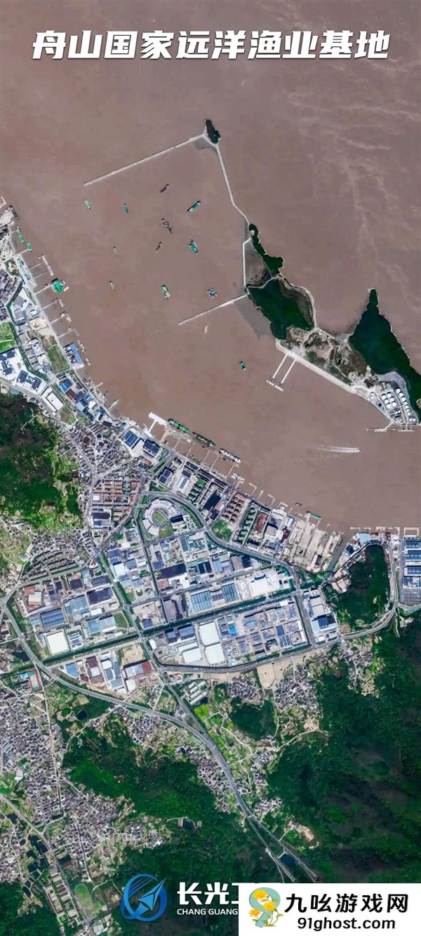 卫星俯瞰舟山群岛：不只是群岛