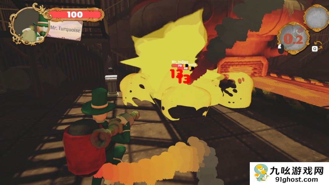 复古风格派对休闲游戏《礼帽大乱斗》现已推出试玩Demo