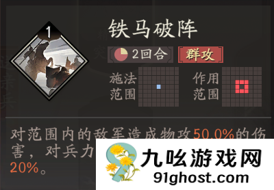 《三国望神州》夏侯惇天赋技能详解