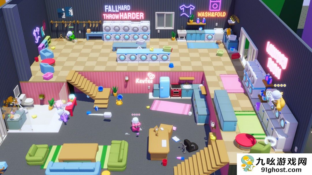 休闲多人社交聚会派对游戏《吸尘英雄》现已推出试玩Demo