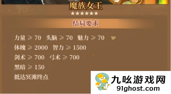 火山的女儿魔族女王达成攻略