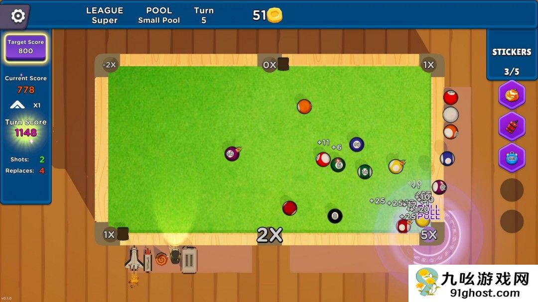 肉鸽与台球结合 《Ballardo》2025年第一季度登陆PC