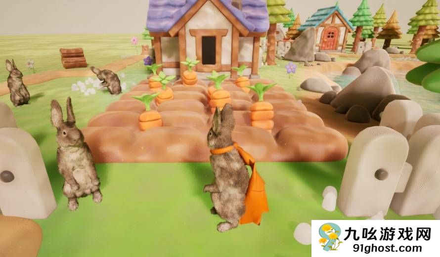 热门兔子概念游戏《RrrrrAbbits》Steam页面已上线