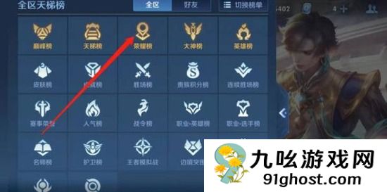王者荣耀英雄省排名怎么看