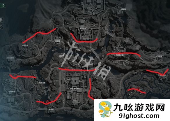 长弓溪谷刷新点