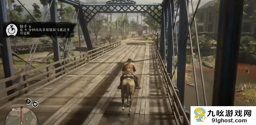 荒野大镖客2骑手挑战6怎么完成 不沾水的9分钟极限冲刺！