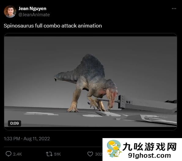 《对马岛之魂》动画师出品 恐龙咬剑对战类魂动作游戏《恐龙之刃》公布