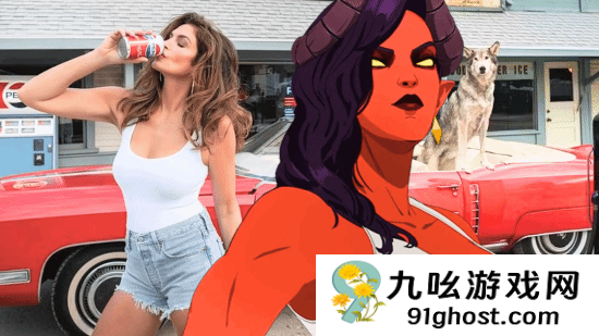 《超英派遣中心》性感恶魔妹灵感是真人：百万级女网红