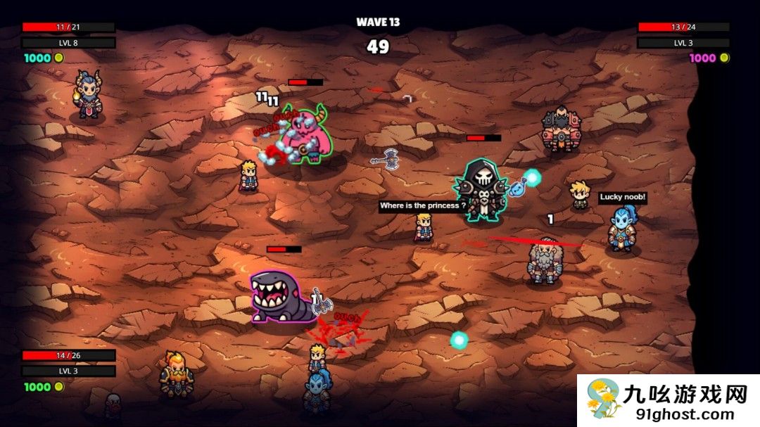 竞技场Roguelike游戏《Noobs Are Coming》Steam页面开放 明年发售