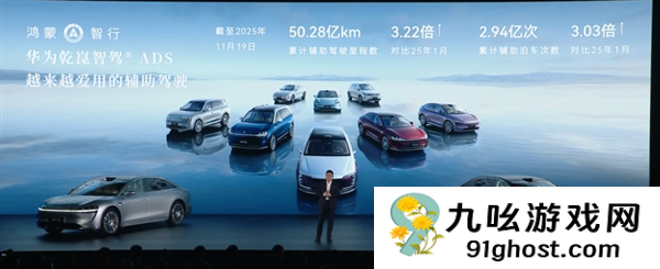 历史性一刻！华为乾崑智驾ADS里程突破50亿公里