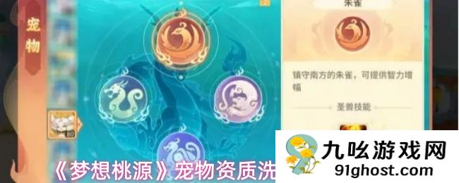 《梦想桃源》宠物资质洗练小技巧