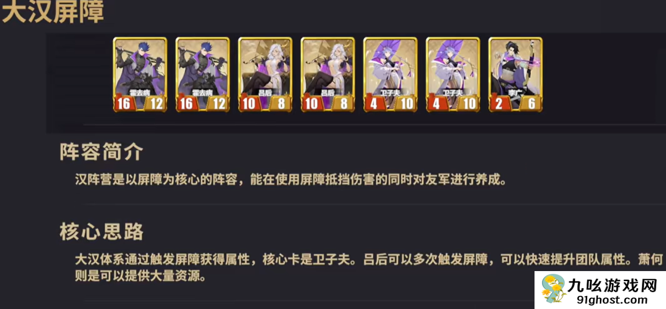 千机阵锦囊阵容搭配推荐