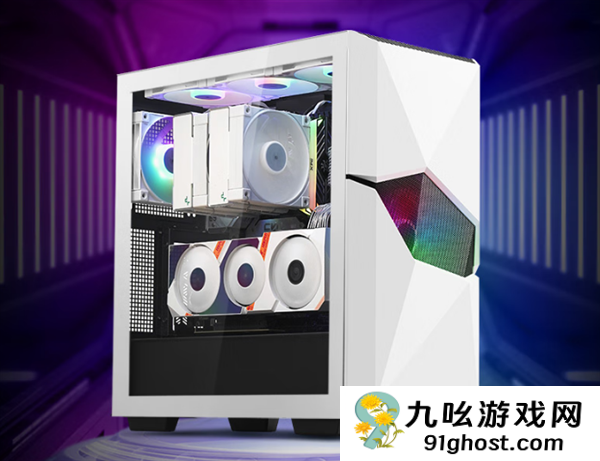 九州风神炫瞳机箱首发199元：3D立体前面板设计