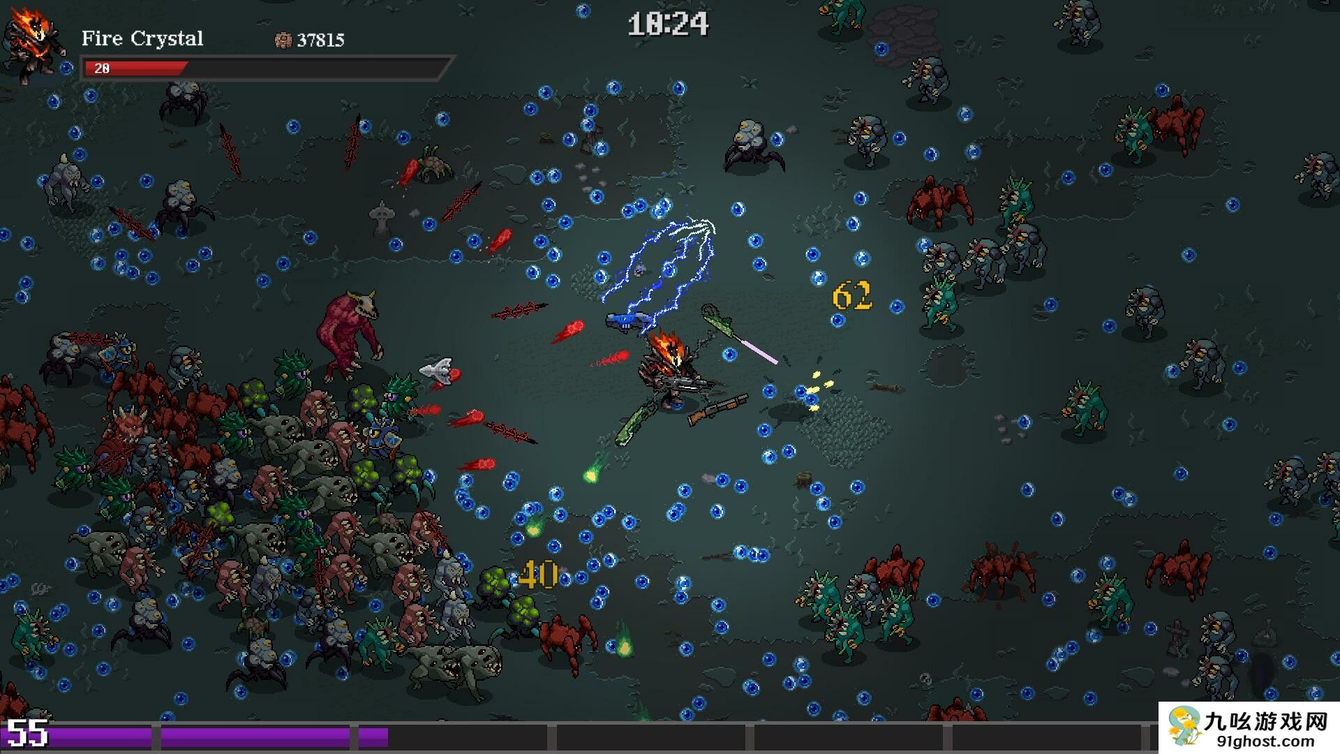 类吸血鬼幸存者动作肉鸽游戏《严酷黑暗幸存者》现已推出试玩Demo