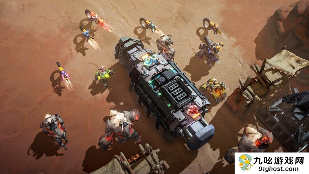 科幻废土风大型多人PVP战争游戏《无烬战争》Steam页面开放 今年发售