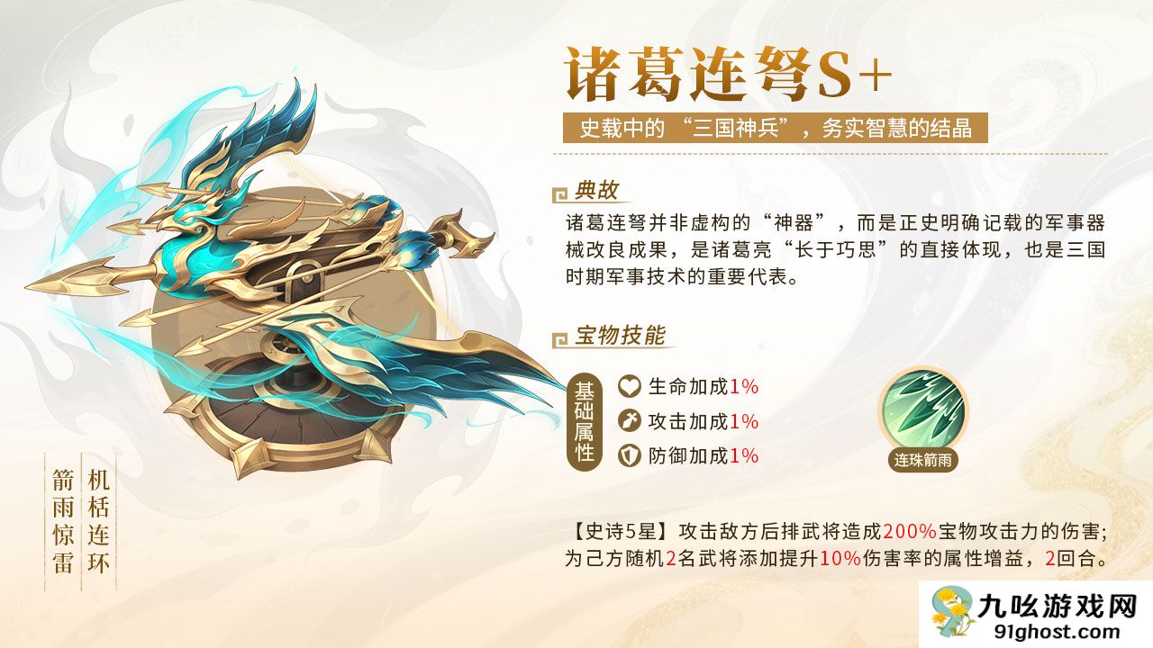 三国大冒险S+级宝物全解析