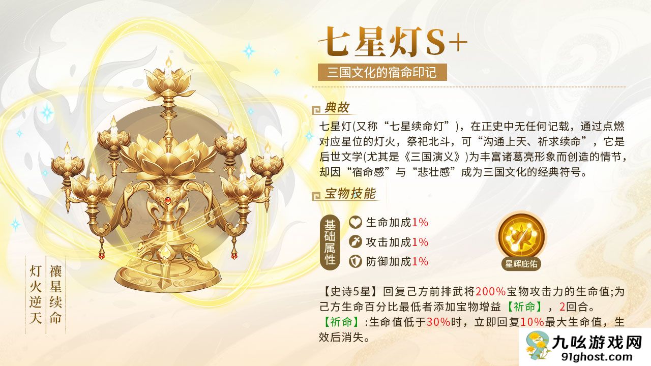 三国大冒险S+级宝物全解析