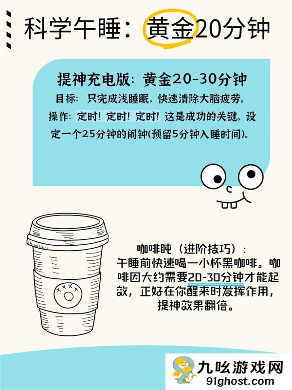午睡越睡越困 科学家说你可能睡错了！附完美午睡公式