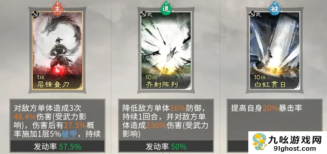 三国天下归心吕布技能盘点