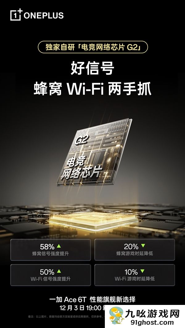 一加Ace  6T独家搭载电竞三芯：真正做到持久流畅 全程满帧