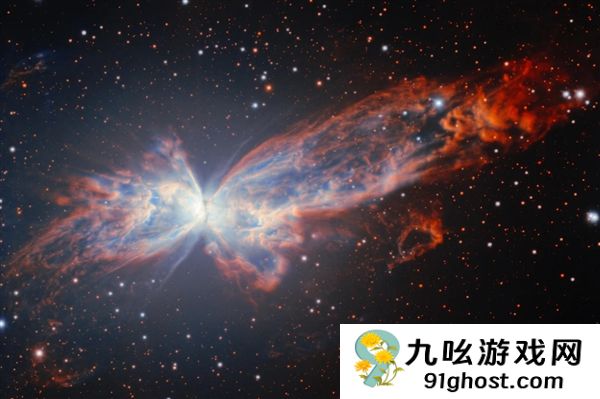 距离地球3400光年远 智利拍到震撼蝴蝶星云