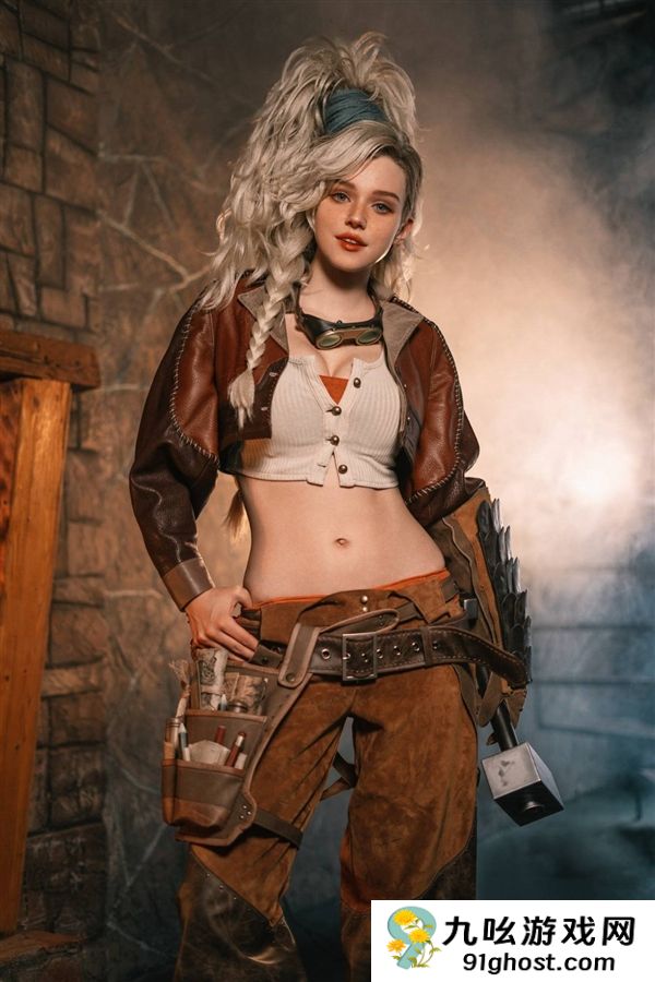 确实火热！ 毛妹cos《怪物猎人：荒野》杰玛