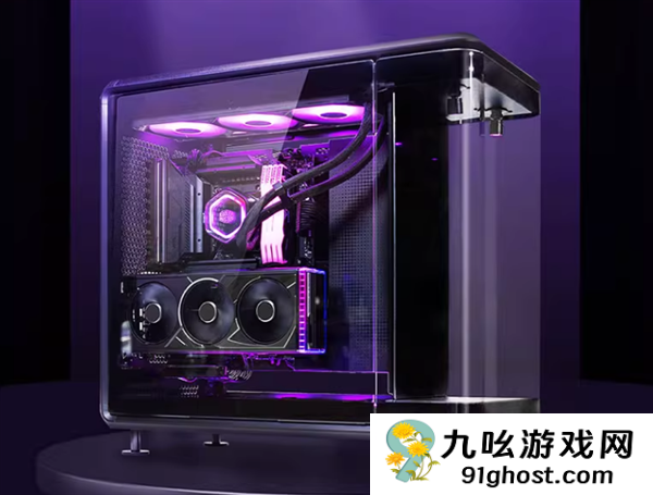 酷冷至尊Master  Frame  360机箱首发1999元起：前置展示平台 配ARGB聚光灯