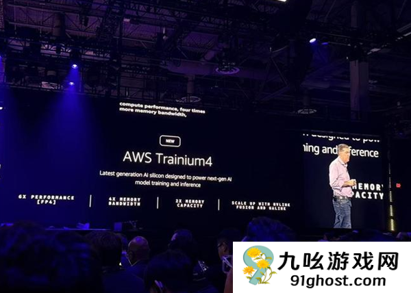 亚马逊新款AI芯片Trainium3上市 训练AI模型成本可降50%