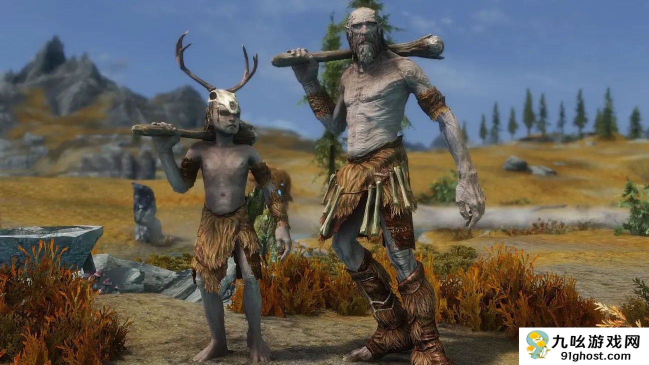 上古卷轴5猛犸象身边为什么总是有巨人
