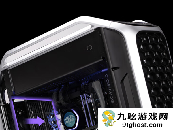 酷冷至尊COSMOS  Alpha机箱首发3499元：曲面铝合金框架 钢化玻璃面板