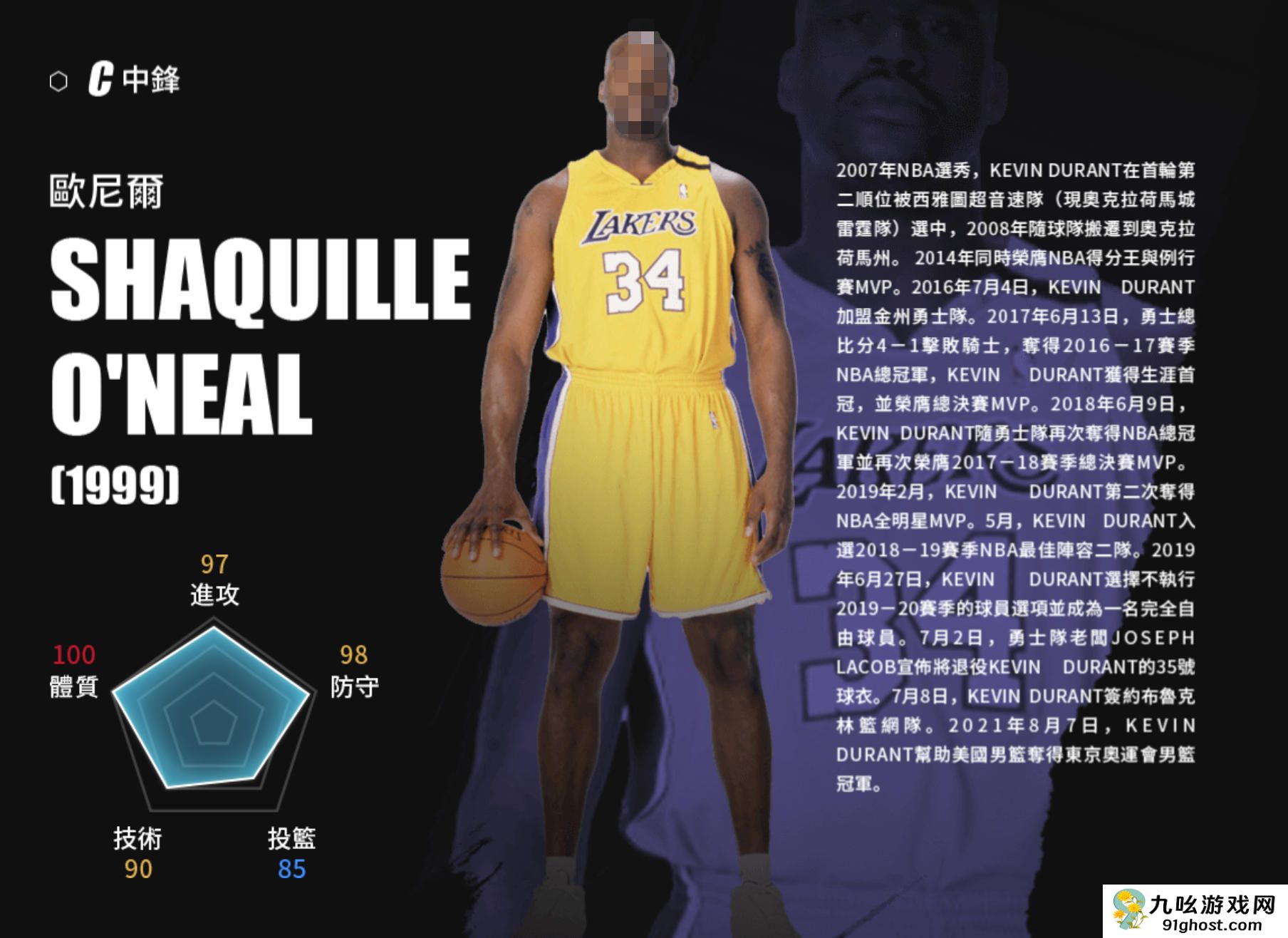 美职篮绝对巨星欧尼尔