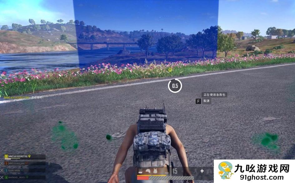 绝地求生如何打移动单位