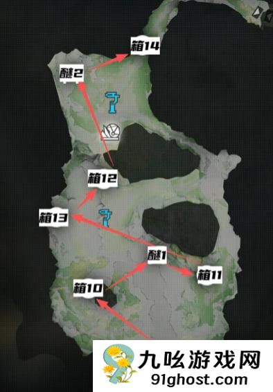 明日方舟终末地武陵地区宝箱全收集指南