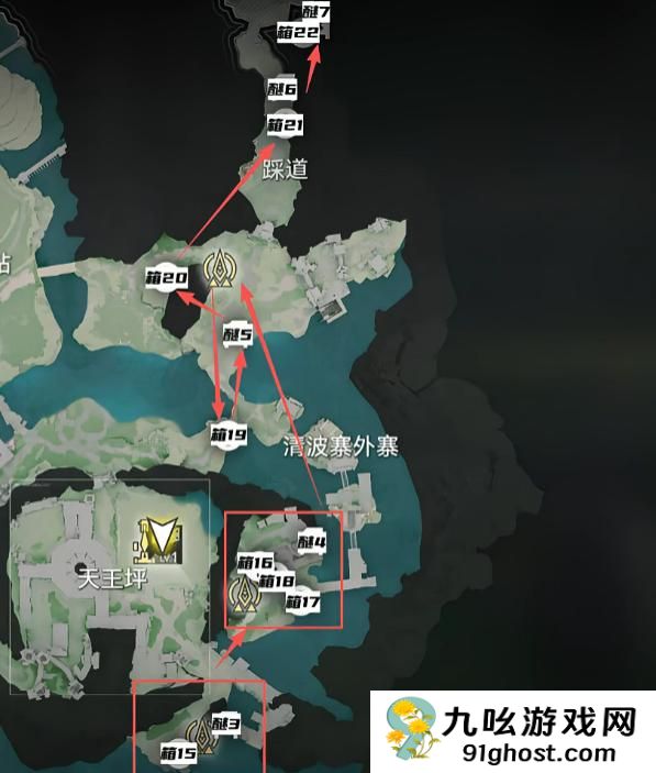 明日方舟终末地武陵地区宝箱全收集指南